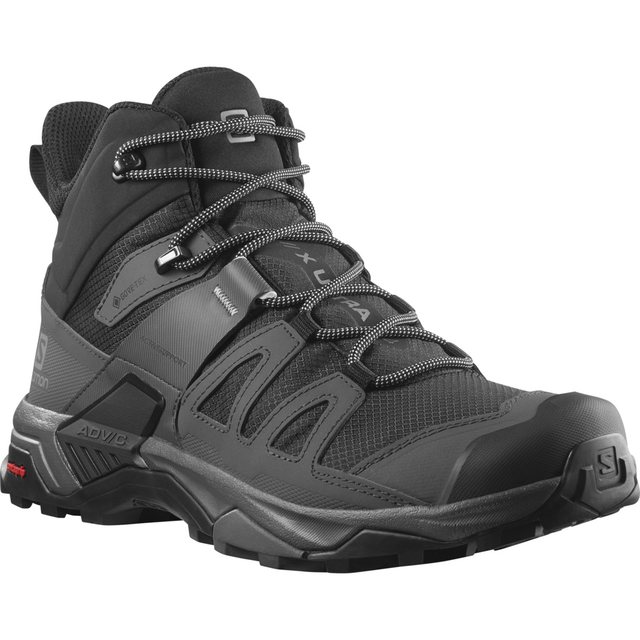 Salomon Schuhe X ULTRA 4 MID GTX Black Black (pantone Tap Shoe)/Magnet/Pea Wanderschuh