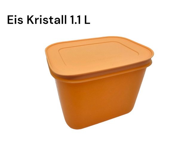 TUPPERWARE Vorratsdose TUPPERWARE Gefrier-Behälter 1,1l orange hoch