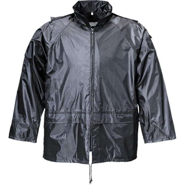 Terrax Workwear Regenjacke Regenjacke schwarz