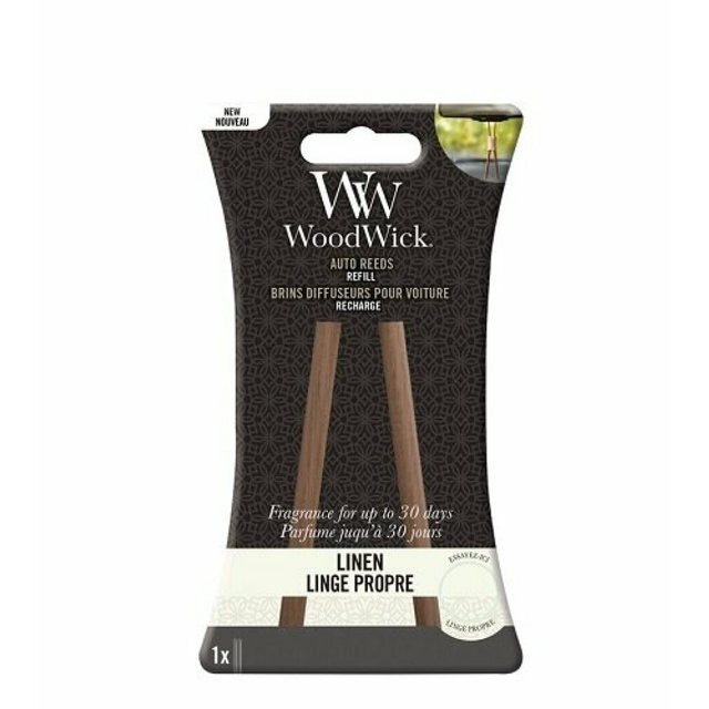 Woodwick Raumduft Ersatz-Autoduftstäbchen Linen