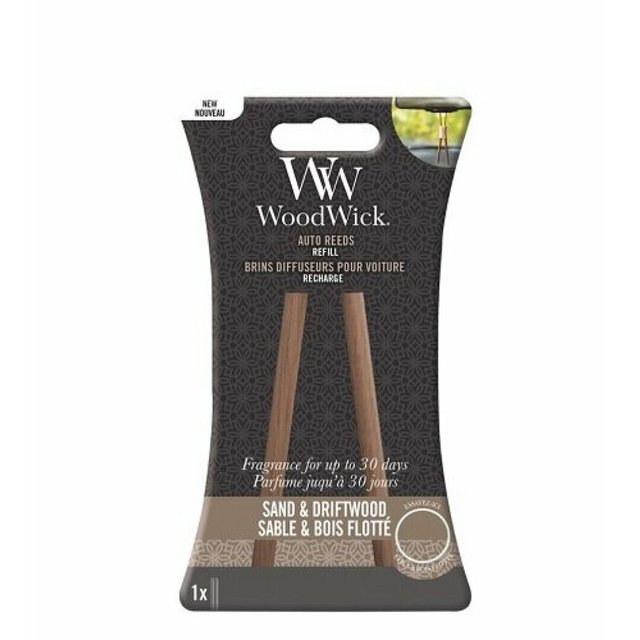 Woodwick Raumduft Ersatz-Autoduftstäbchen Sand & Driftwood