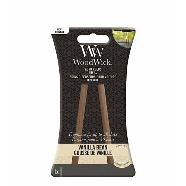 Woodwick Raumduft Ersatz-Autoduftstäbchen Vanilla Bean