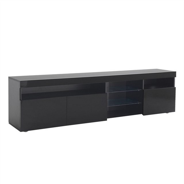 autolock TV-Schrank Moderner TV-Schrank,180cm,helles Panel, variable LED-Beleuchtung geeignet für Wohn- und Esszimmer