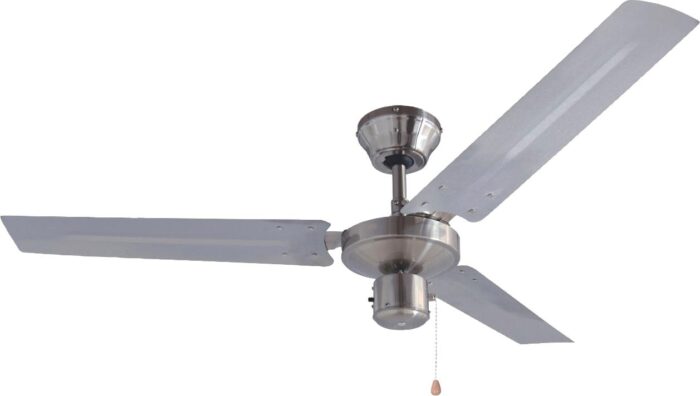 bestron Deckenventilator "DT48C", Ø 120 cm, 60 W, Edelstahl