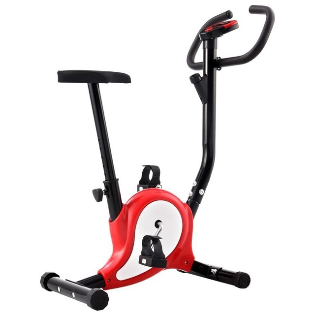 vidaXL Heimtrainer Heimtrainer mit Riemenantrieb Rot